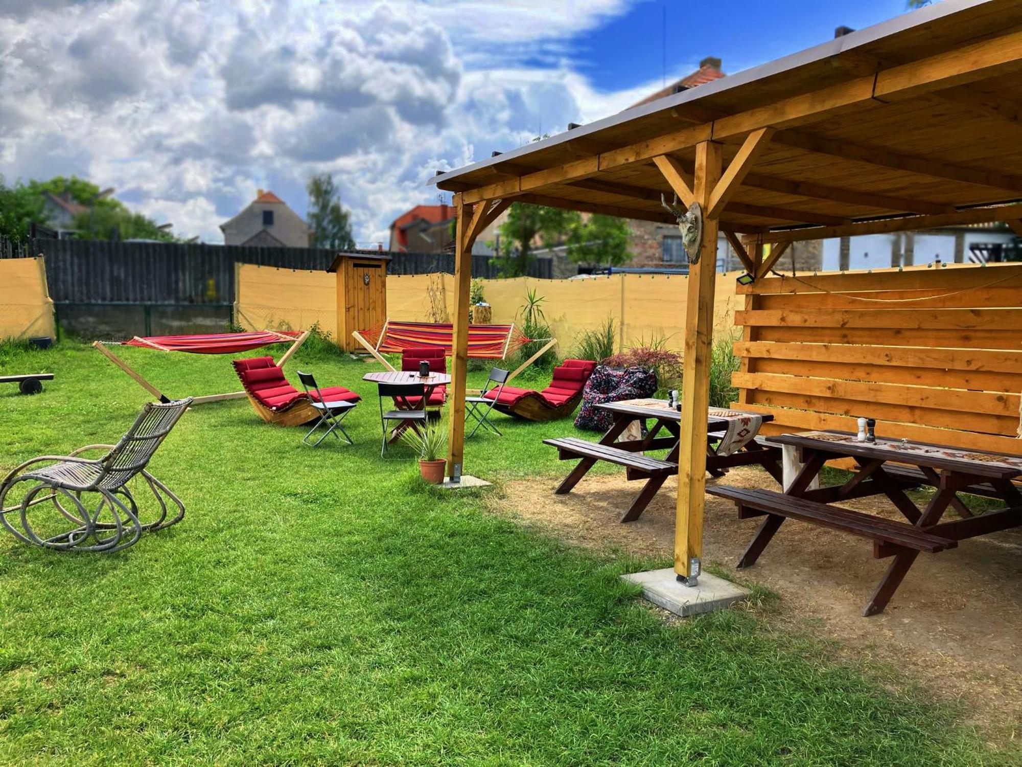 Teepee Camp Lounky Hotel Chodouny Buitenkant foto